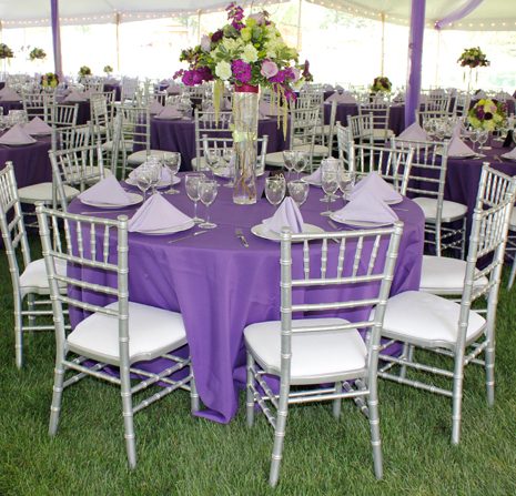 Purple Tent Wedding